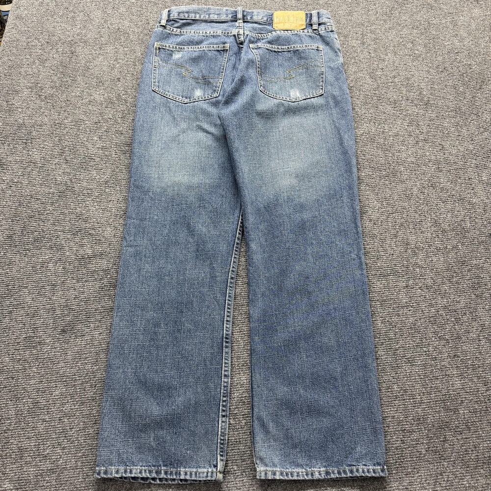 Orange County Choppers Jeans Mens 32x30 Blue Straight Leg Distressed Denim Biker